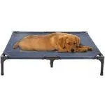 Petmaker Portable Raised Cot-Style Elevated Pet Bed, Blue