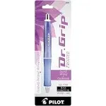 Pilot Dr. Grip Frosted Black Ink/Purple Barrel 1mm Retractable Ballpoint Pen