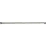 iDesign Shower Curtain Rod 42 in. L Satin Brushed Silver