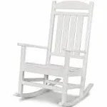 POLYWOOD Presidential Rocking Chair White