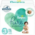 Pampers Pure Protection Diapers - Size 3, 116 Count, Hypoallergenic Premium Disposable Baby DiapersPampers Pure Protection Diapers - Size 3, 116 Count,…