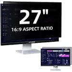 [2 Pack] Computer Privacy Screen 27 Inch for 16:9 Widescreen Monitor, Removab...