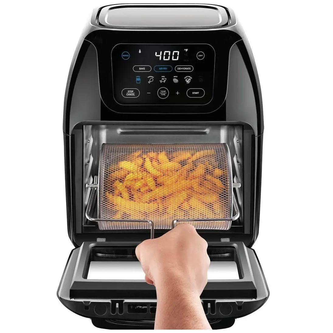 Black 10L Multifunction Digital Air Fryer CHEFMAN (a)