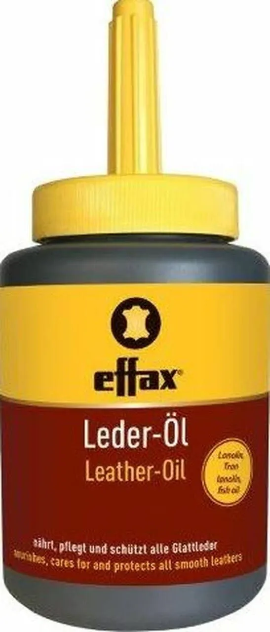 Effax Leather Oil with Applicator Brush, 475ml