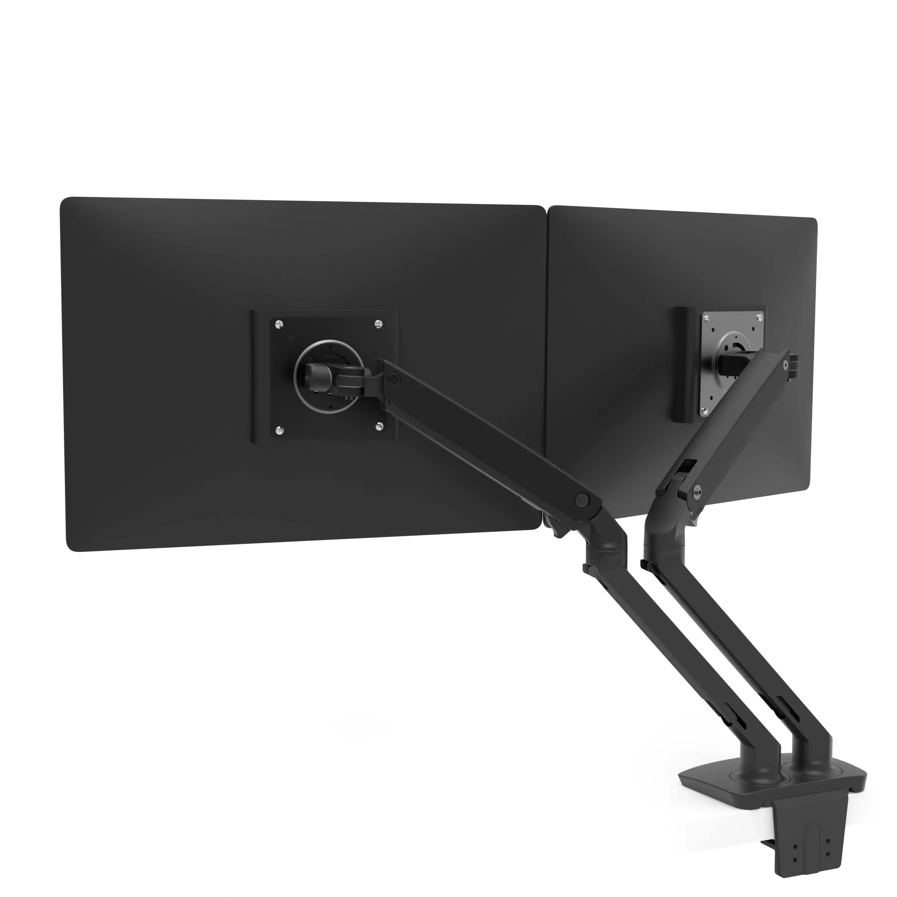 Ergotron – MXV Dual Monitor Arm, VESA Desk Mount – for 2 Monitors Up to 24 Inches, 7 to 20 lbs Each – Matte Black