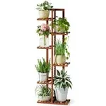 6 Tier Bamboo Plant Stand Rack Shelf Corner Planter Holder