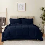 7 Piece Bed-in-a-Bag Comforter & Sheet Set - Queen, Navy