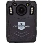 PatrolEyes Edge 2K Police Body Camera with Night Vision & GPS PE-EDGE