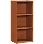 Hodedah HID23 CHERRY 3 Shelf Bookcase - Cherry