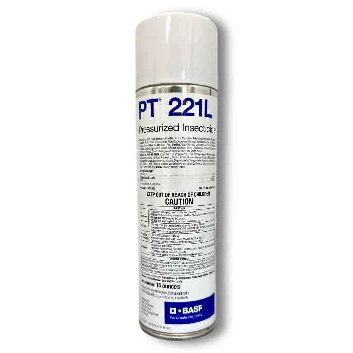 BASF PT10239 PT 221L Pressurized Insecticide, Clear, 17.5 Ounce can