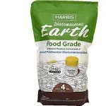 HARRIS Diatomaceous Earth Food Grade, 4lb with Powder Duster Included in The Bag