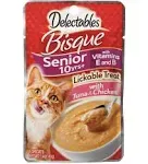 Delectables Bisque Senior 10+ Tuna & Chicken Lickable Cat Treat