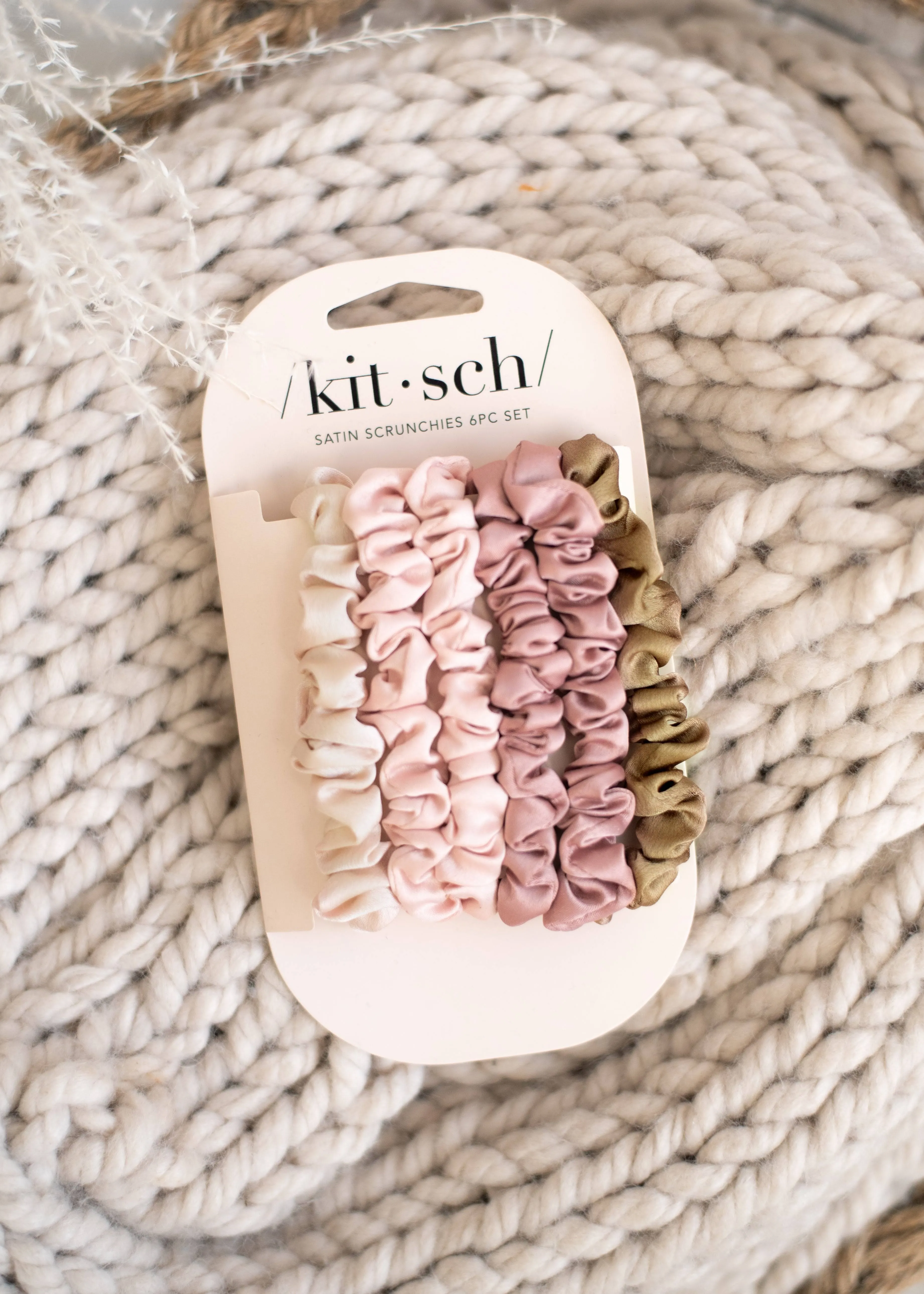 Kitsch Ultra Petite Satin Scrunchies