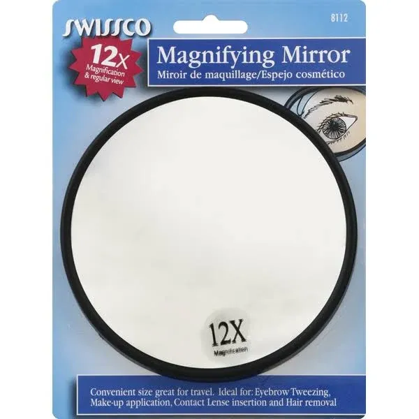 Swissco 12x magnifying mirror