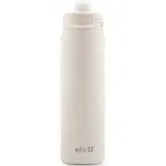 Ello Pop & Fill 22oz Stainless Steel Water Bottle with QuickFill Technology, Double Walled and Vacuum Insulated Metal, Leak Proof Locking Lid, Si