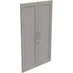 21 in. W Smoky Taupe Modular Storage Solid 2-Door Kit