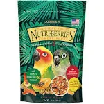 LAFEBER'S Tropical Fruit Nutri-Berries Pet Bird Food, Made with Non-GMO and Human-Grade Ingredients, for Parrots, 10 oz