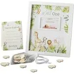 Kate Aspen Baby Shower Guest Book Alternative, One size, Safari