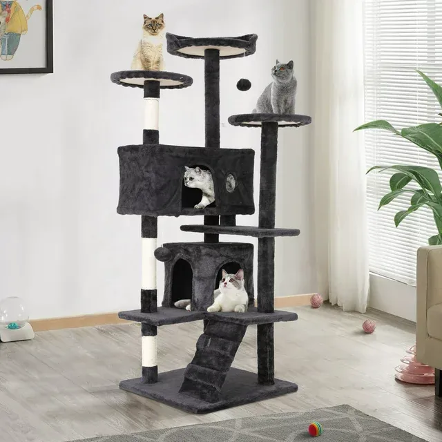 FDW 70in Multi-Level Durable Cat Tree