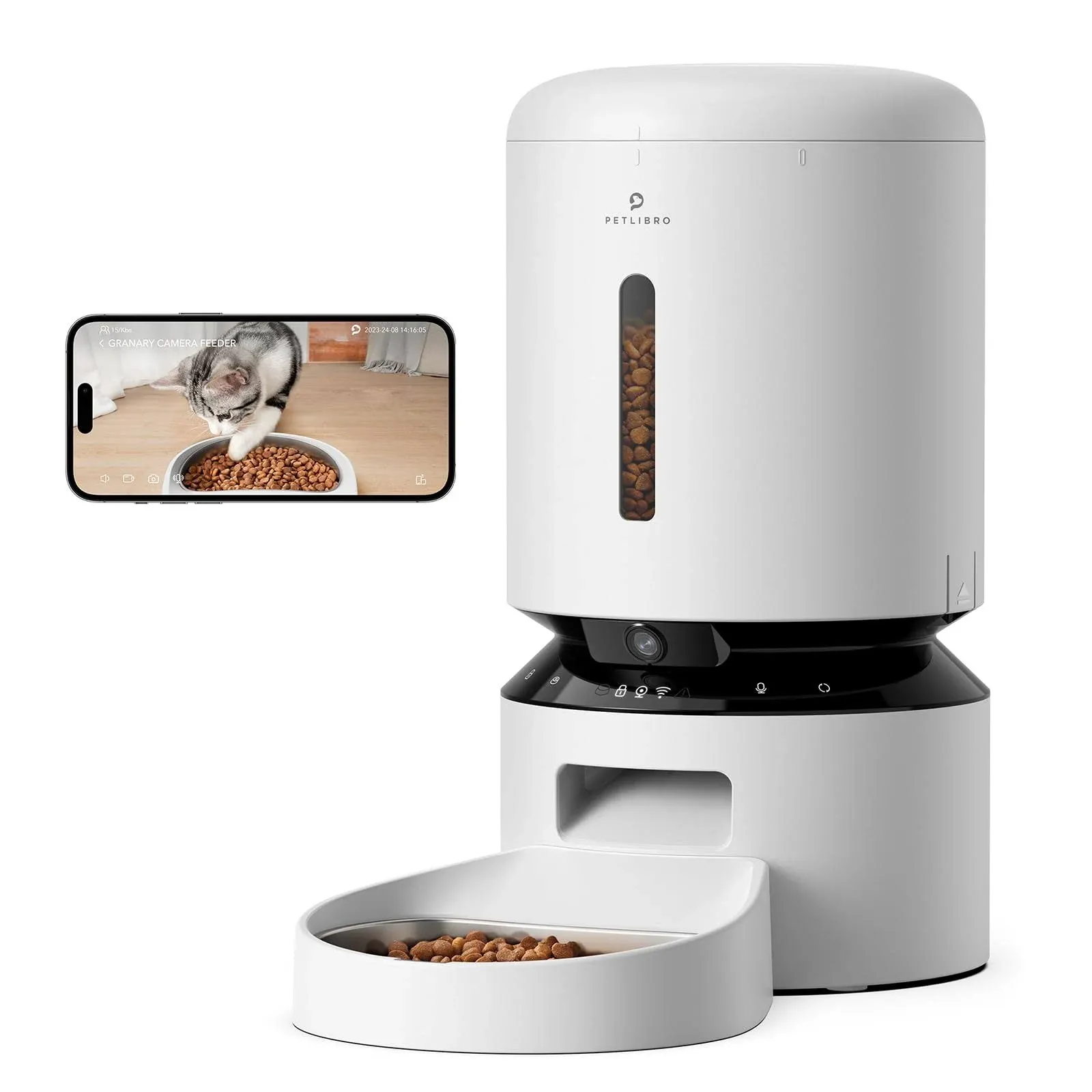 PETLIBRO Automatic Cat Feeder with Camera 1080P HD Video with Night Vision 5G