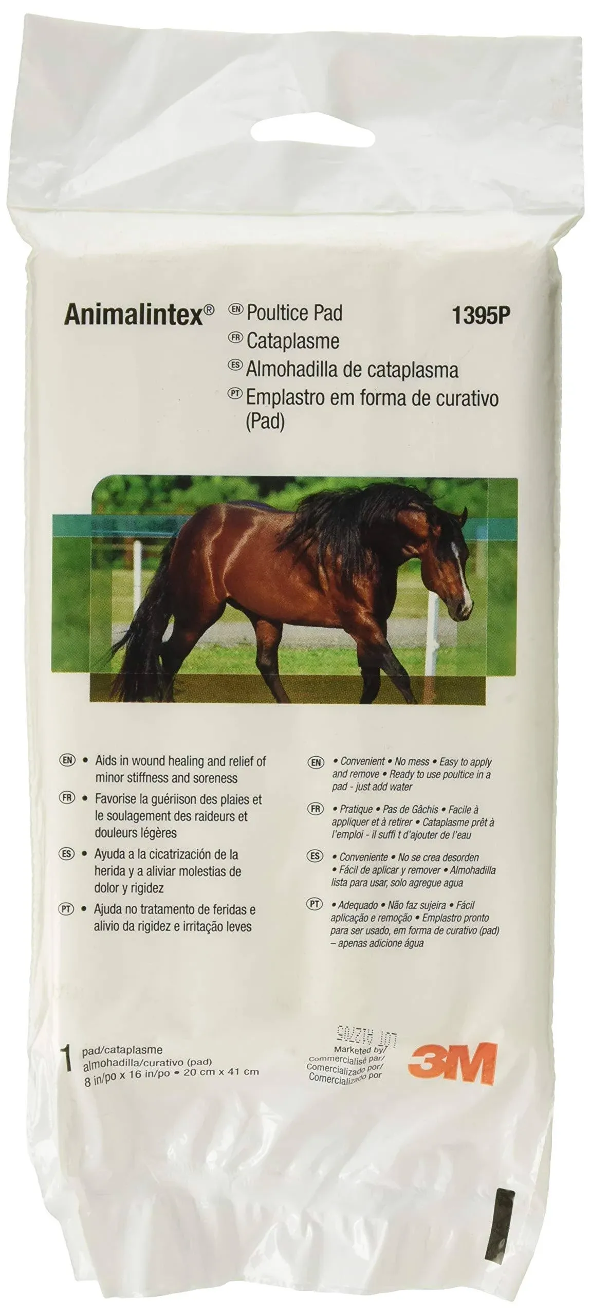 Animalintex Poultice Pad 8 in x 16 in