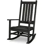 POLYWOOD® Vineyard Porch Rocking Chair (Black)POLYWOOD® Vineyard Porch Rocking Chair (Black)