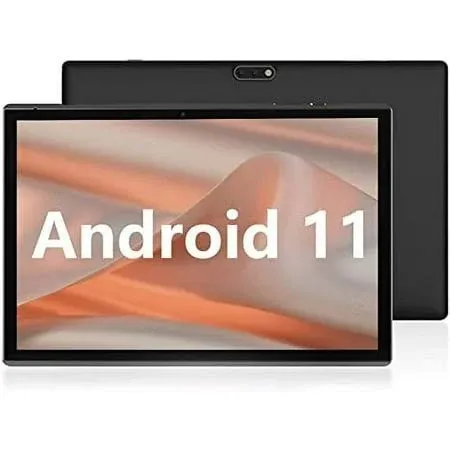 10 inch Tablet, Google Android 11 Tablet, Quad-Core Processor Tableta Computer with 32GB ROM 2GB Ram 8MP Camera WiFi BT 10.1 in HD Display, 6000mAh