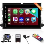 Podofo 2G+64G Wirelss Carplay Android Car Stereo with Android Auto,for Ford F...