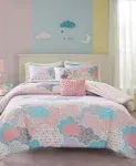 Cloud Cotton Printed Duvet Cover Set - Whimsical Kids Bedding with Hypoallergenic Comfort & Style