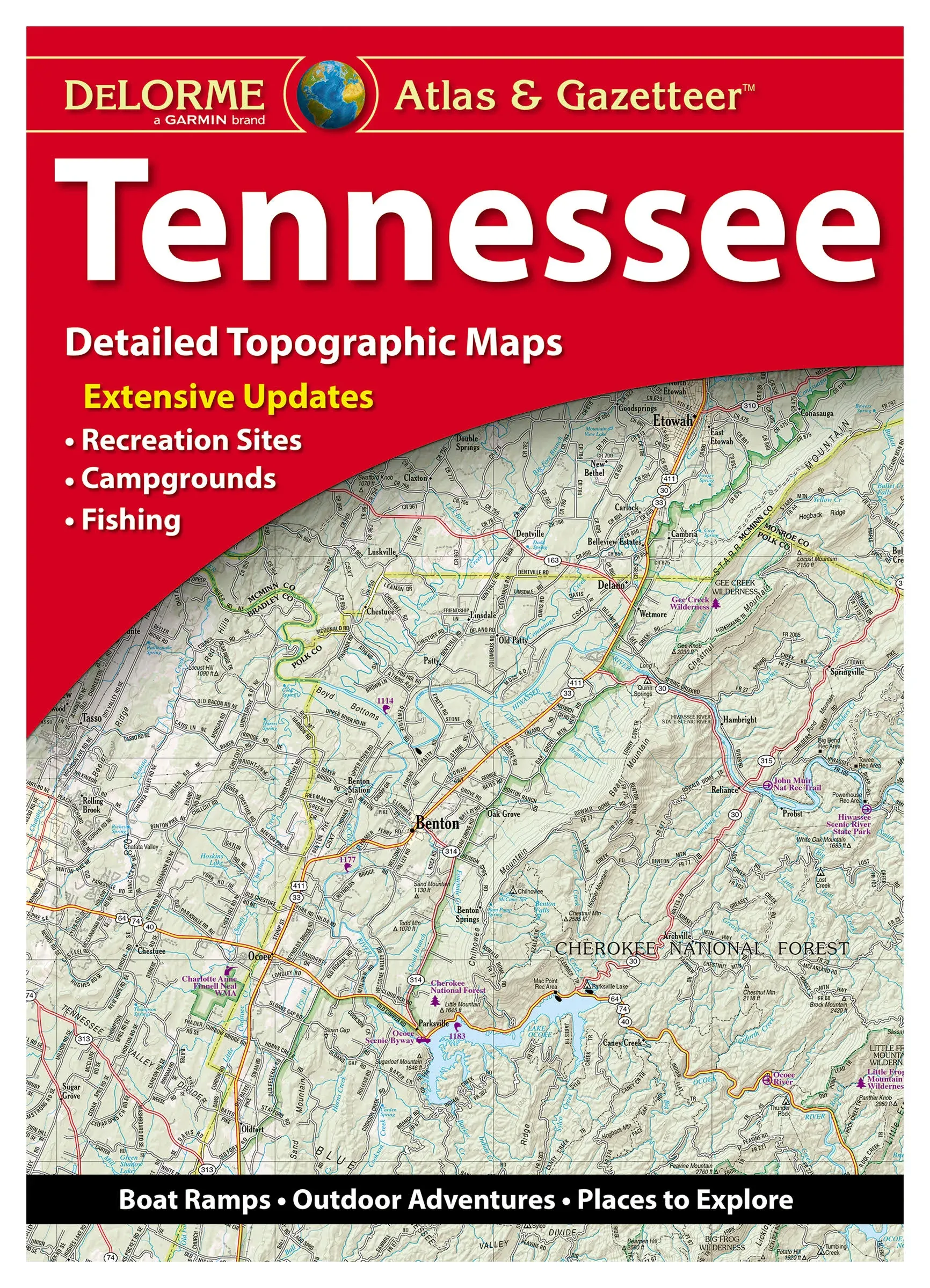 Delorme Atlas & Gazetteer: Tennessee