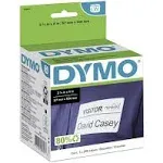 DYMO Authentic LW Name Badge Labels | DYMO Labels for LabelWriter Printers (2-1/4" x 4"), 1 Roll of 250