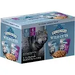 Blue Buffalo Wilderness Trail Toppers Wild Cuts Chicken & Beef Bites Variety Pack Wet Dog Food, 3 oz., Count of 12