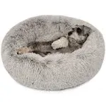 Friends Forever Coco Faux Fur Self Warming Indoor Round Donut Cuddler