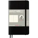 Leuchtturm 1917 Pocket Softcover Notebook in Black in Dot Grid - A6