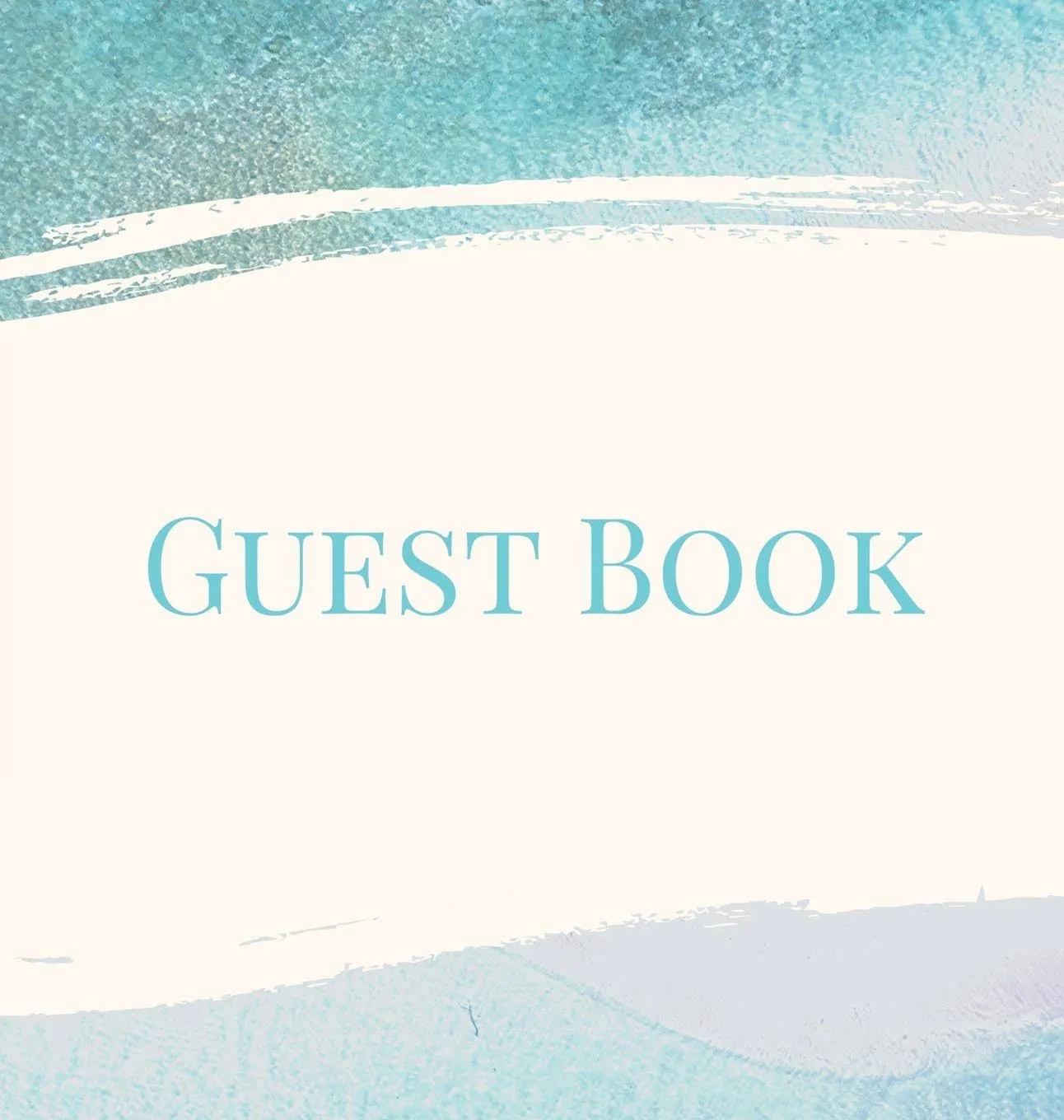 Guest Book for Vacation Home (hardcover)