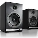 Audioengine HD5 Powered Bluetooth Bookshelf Speakers - Pair - Black