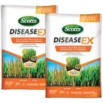 Scotts DiseaseEx 10 lbs. Treats Up to 5,000 sq. ft. Lawn Fungicide Controls and Prevents Disease Up to 4 Weeks (2-Pack) VB02423