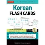 Korean Flash Cards Kit: Learn 1,000 Basic Korean Words & Phrases Quickly & Easily! [Hardcover + Audio-CD]