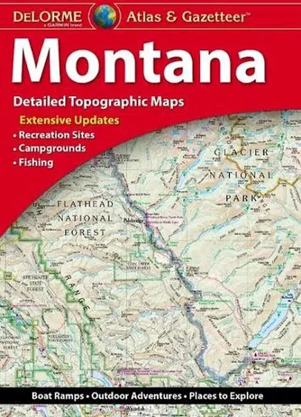 Delorme Atlas & Gazetteer: Montana