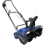 Snow Joe SJ627E 22" Electric Snow Thrower with Dual LED Lights - 15-Amp - Black/Blue