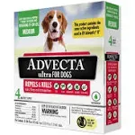 Advecta Ultra Flea And Tick Prevention For Dogs - Dog and Puppy Treatment and Control - Mosquito Repellent - XL, Fast Acting Waterproof Topical Drops, 4 Month Supply