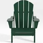 WestinTrends Outdoor Folding HDPE Adirondack Chair