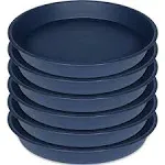 Bleuhome 6 Pack of 12 inch Plant Saucer, Heavy Duty Plastic Plant Saucer 12" Round, Plant Tray for Pots, Flower Plant Saucers for Indoors, Plant