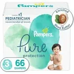 Pampers Pure Protection Diapers Size 3 - 66 Count