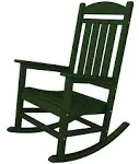 POLYWOOD Presidential Rocking Chair Black