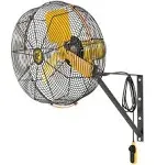 Aireye Directional Wall Mount Fan 20 inch w/ 18 ft Cord Variable Speed F-AE1-2001L13S34