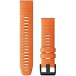 Garmin QuickFit 26 Watch Band Ember Orange Silicone