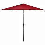 6 Ft Outdoor Patio Umbrella, Easy Open/Close Crank and Push Button Tilt Adjustment, Market Umbrellas