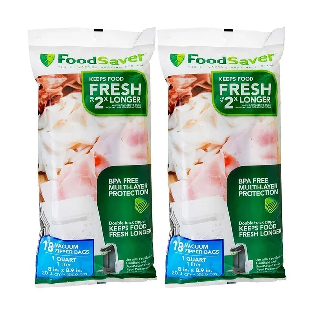 Foodsaver Zipper Bags Vacuum FSFRBZ0236-000R