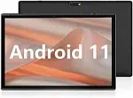 10 inch Tablet, Google Android 11 Tablet, Quad-Core Processor Tableta Computer with 32GB ROM 2GB Ram 8MP Camera WiFi BT 10.1 in HD Display, 6000mAh